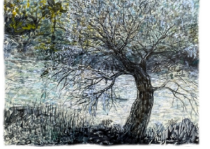 painting of tree